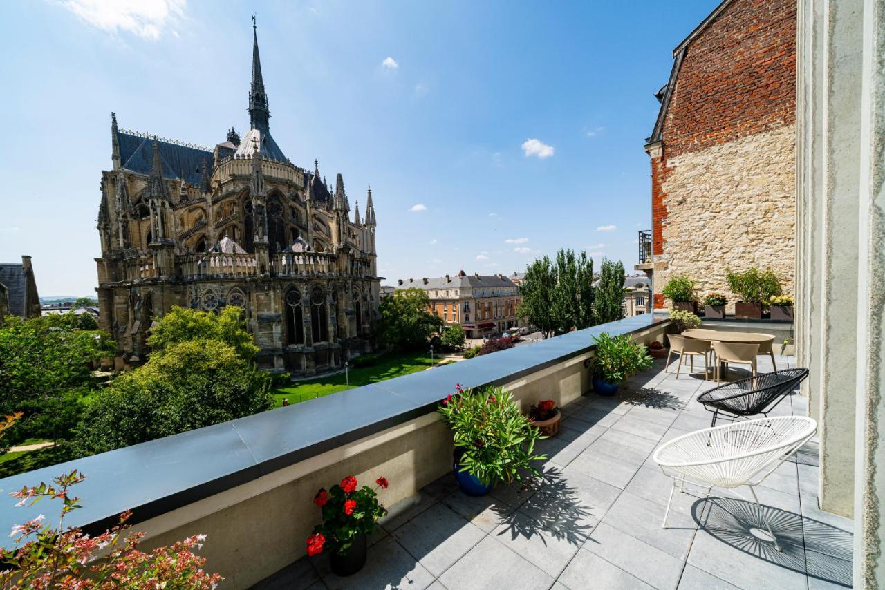 Apartamento Les 7 Anges - Cathédrale de Reims Exterior foto