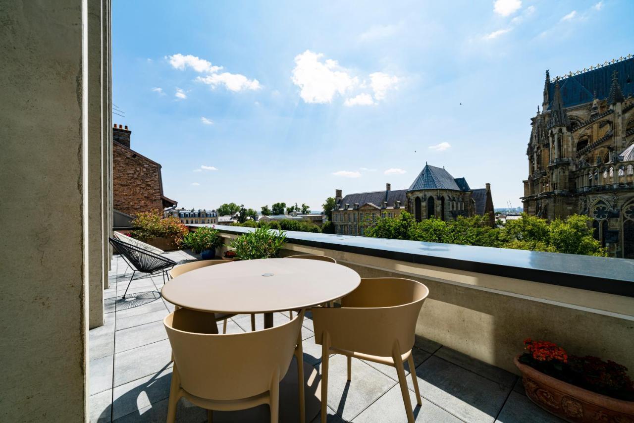 Apartamento Les 7 Anges - Cathédrale de Reims Exterior foto